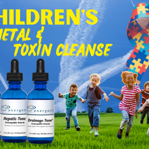 Kid's Heavy Metal  And Toxin Detox PLUS Liver Support - Tox Chord, Vac Chord, Hepatic Tone and Drainage Tone
