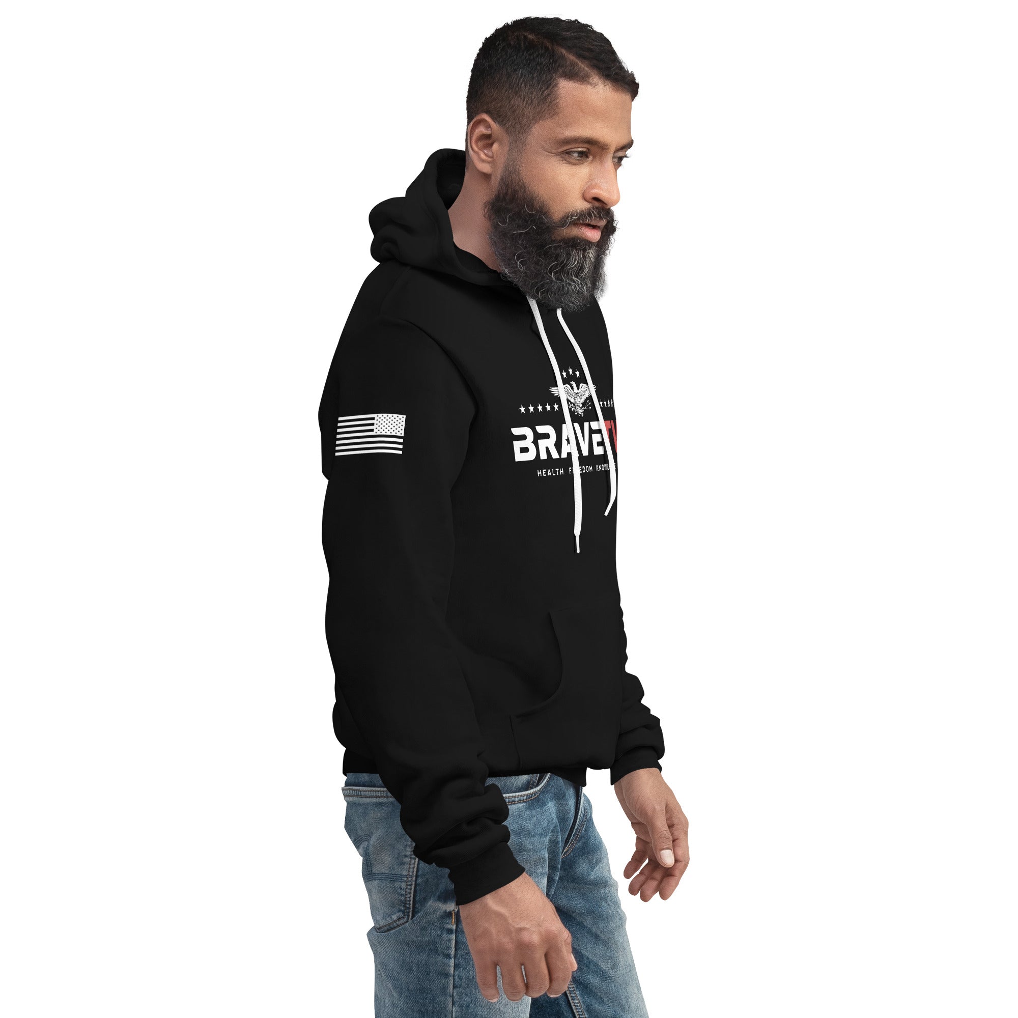 Unisex BraveTV Logo hoodie