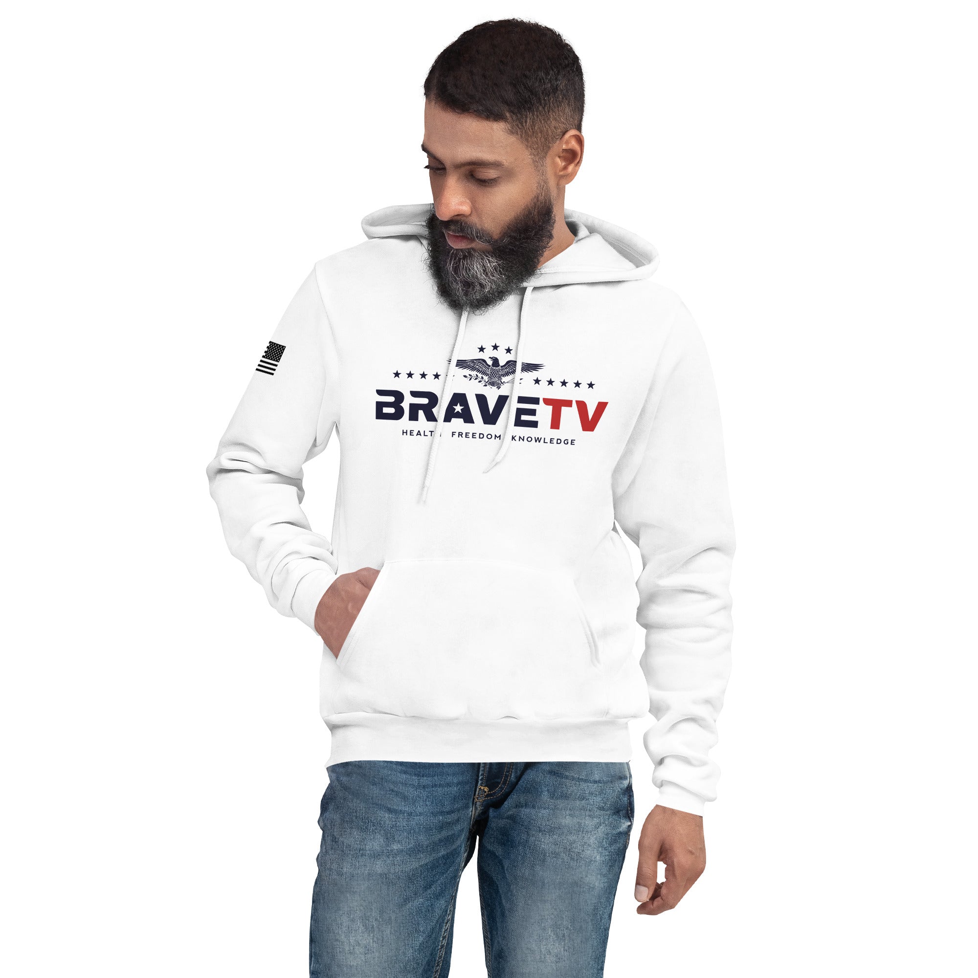 Unisex BraveTV Logo hoodie